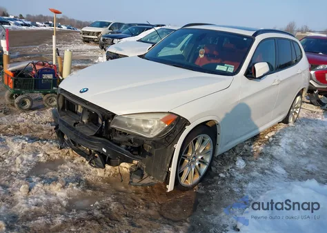 2013 BMW X1 xDrive35I z USA, uszkodzony, nr VIN WBAVM5C57DVV89147